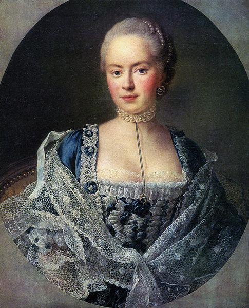 Francois-Hubert Drouais Portrait of Countess Darya Petrovna Saltykova oil painting picture